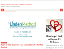 Tablet Screenshot of getbackexgirlfriendadvice.com